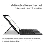 For Xiaomi Redmi Pad 2 Pro Leather Case + Touchpad Bluetooth-Compatible Keyboard (without Backlit)
