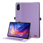 For Xiaomi Redmi Poco Pad M1 / Redmi Pad 2 Pro Case with Stand Card Holder Cloth Texture Leather Tablet Cover