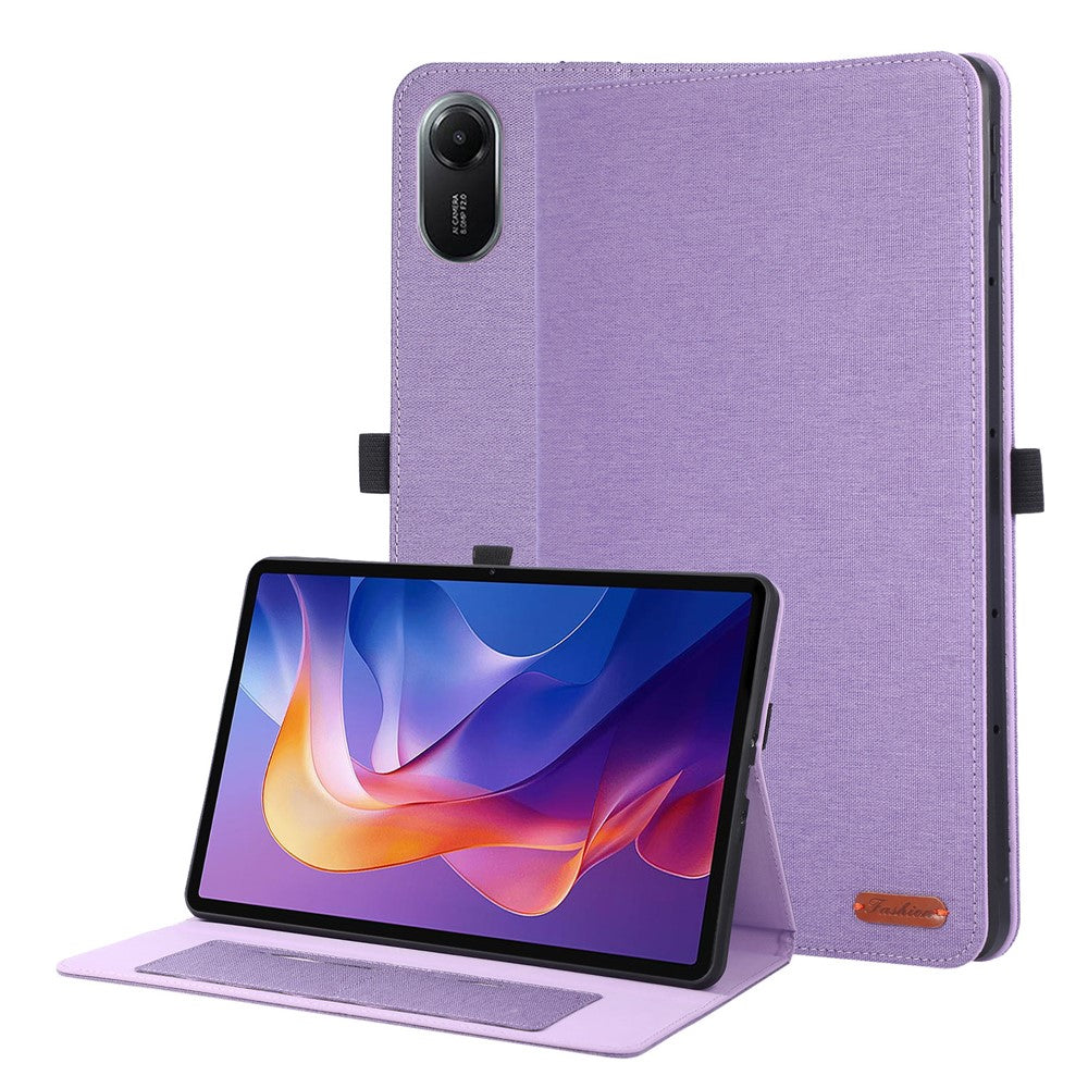 For Xiaomi Redmi Poco Pad M1 / Redmi Pad 2 Pro Case with Stand Card Holder Cloth Texture Leather Tablet Cover