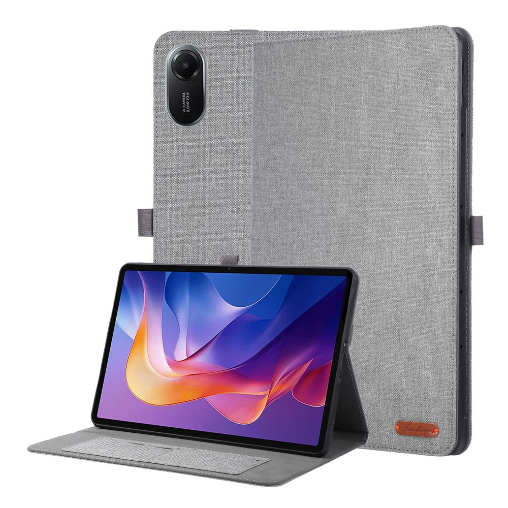 For Xiaomi Redmi Poco Pad M1 / Redmi Pad 2 Pro Case with Stand Card Holder Cloth Texture Leather Tablet Cover