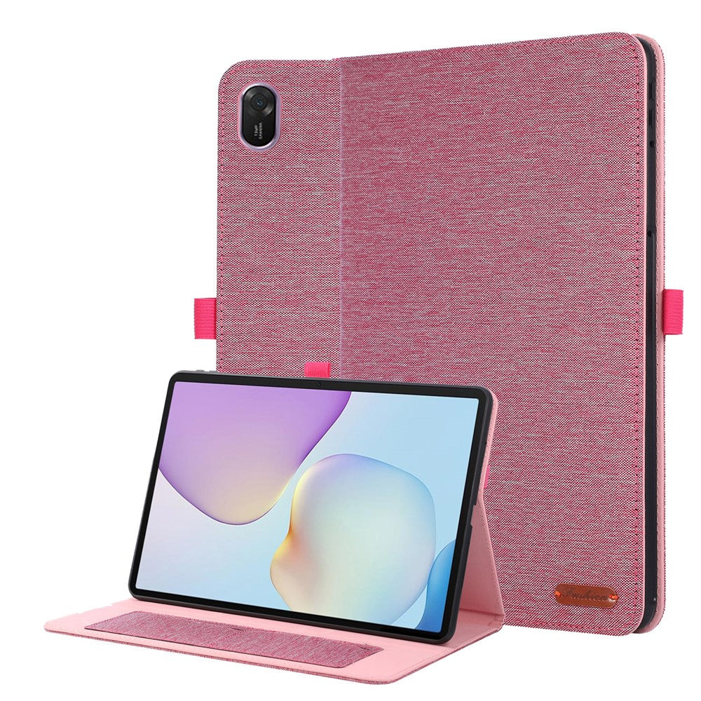 For Huawei MatePad 11.5 2025 Case with Stand Card Holder Cloth Texture Leather Tablet Cover