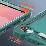 For Samsung Galaxy Tab S11 Case Kickstand PC + TPU + Silicone Tablet Cover with Rotary Hand Strap