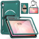 Til Samsung Galaxy Tab S11 Cover Håndrem Støttefod PC + TPU + Silikonecover med Skulderrem