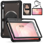 Til Samsung Galaxy Tab S11 Cover Håndrem Støttefod PC + TPU + Silikonecover med Skulderrem