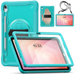 Til Samsung Galaxy Tab S11 Cover Håndrem Støttefod PC + TPU + Silikonecover med Skulderrem