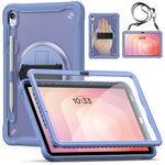 Til Samsung Galaxy Tab S11 Cover Håndrem Støttefod PC + TPU + Silikonecover med Skulderrem