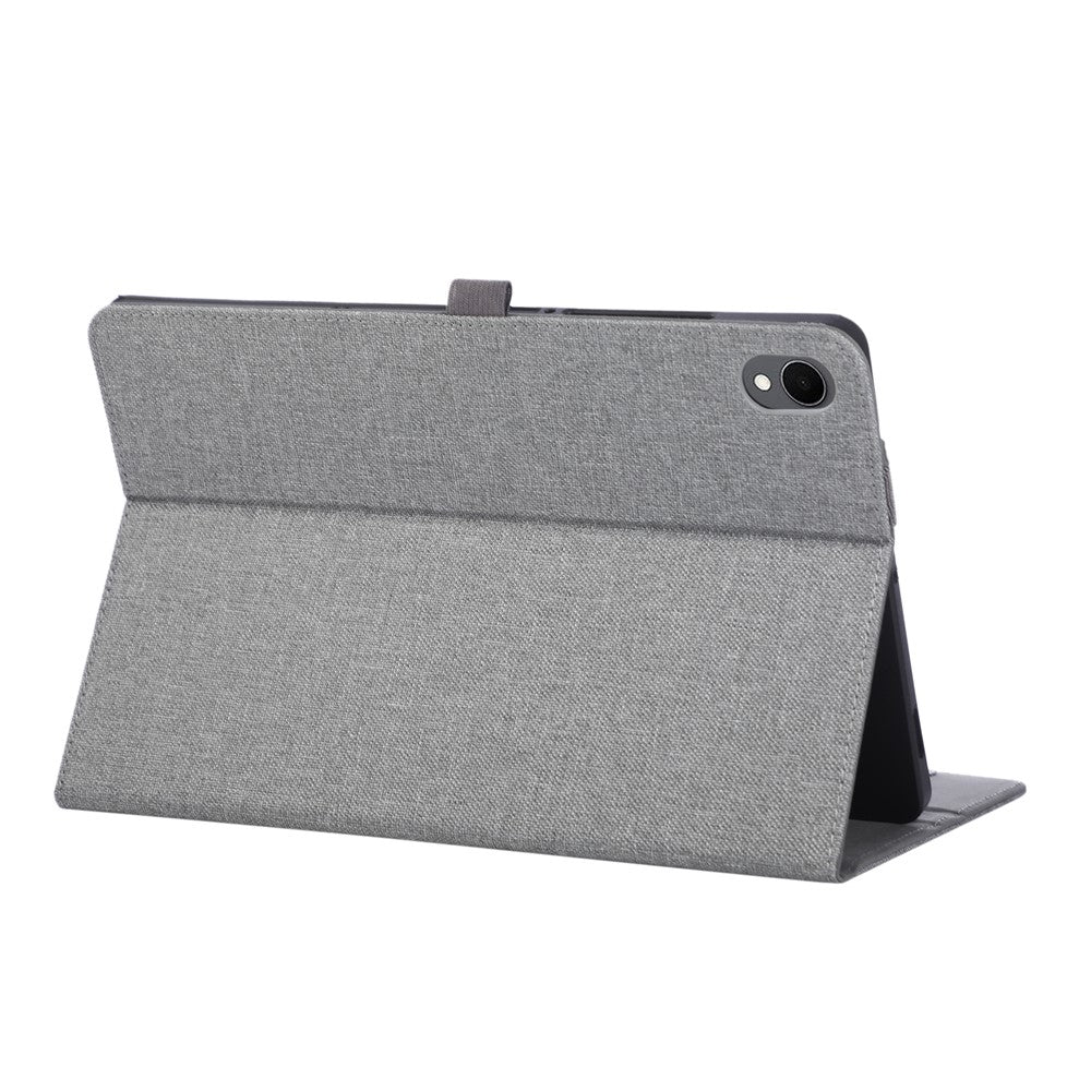 For Samsung Galaxy Tab S11 Case with Stand Card Holder Cloth Texture Leather Tablet Cover