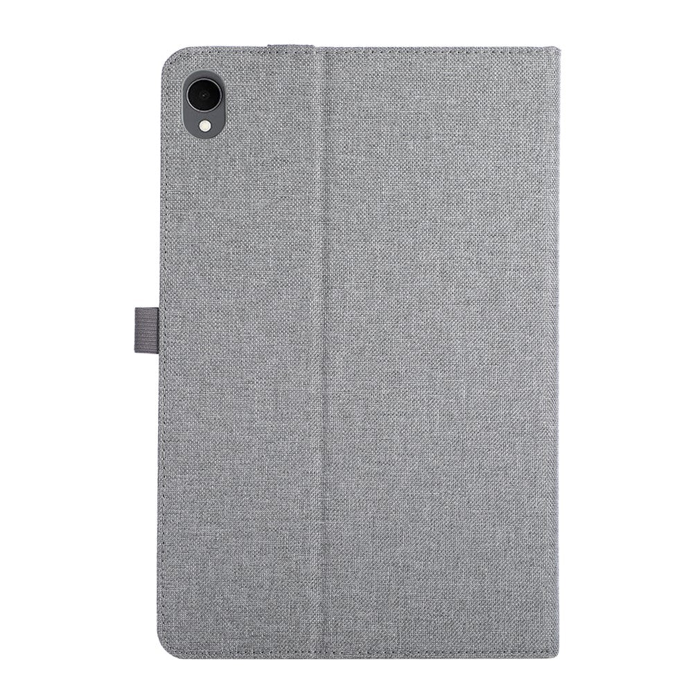 For Samsung Galaxy Tab S11 Case with Stand Card Holder Cloth Texture Leather Tablet Cover