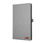For Samsung Galaxy Tab S11 Case with Stand Card Holder Cloth Texture Leather Tablet Cover
