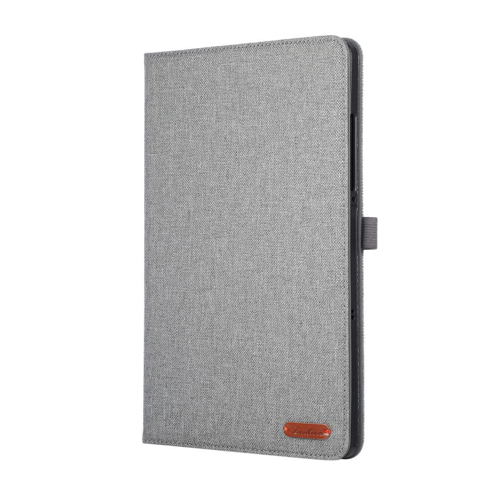 For Samsung Galaxy Tab S11 Case with Stand Card Holder Cloth Texture Leather Tablet Cover