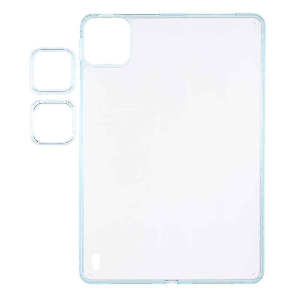 For Xiaomi Pad 7S Pro 12.5 / 6S Pro 12.4 Case TPU + Acrylic Clear Tablet Back Cover with Lens Frames