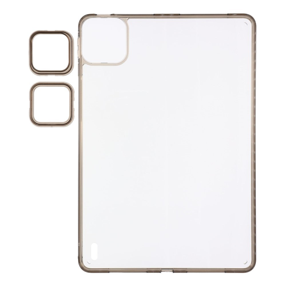 For Xiaomi Pad 7S Pro 12.5 / 6S Pro 12.4 Case TPU + Acrylic Clear Tablet Back Cover with Lens Frames