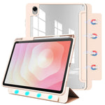 For Samsung Galaxy Tab S11 Folding Stand Leather Case Magnetic Detachable Tablet Cover with Auto Wake / Sleep