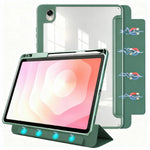 For Samsung Galaxy Tab S11 Folding Stand Leather Case Magnetic Detachable Tablet Cover with Auto Wake / Sleep