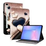 For Samsung Galaxy Tab S10 FE+ Leather Case Pattern Printed Stand Tablet Cover with Card Slots