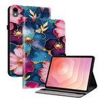 For Samsung Galaxy Tab S11 Leather Case Pattern Printed Stand Tablet Cover with Card Slots