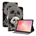 For Samsung Galaxy Tab S11 Leather Case Pattern Printed Stand Tablet Cover with Card Slots