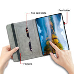 For Lenovo Legion Y700 (2025) Leather Case Pattern Printed Stand Tablet Cover with Card Slots