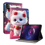 For Lenovo Legion Y700 (2025) Leather Case Pattern Printed Stand Tablet Cover with Card Slots
