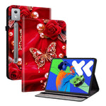 Leather Case For Lenovo Tab P12 Pro 12.7 2025 / Xiaoxin Pad Pro 12.7 (2025) Pattern Printed Stand Tablet Cover with Card Slots
