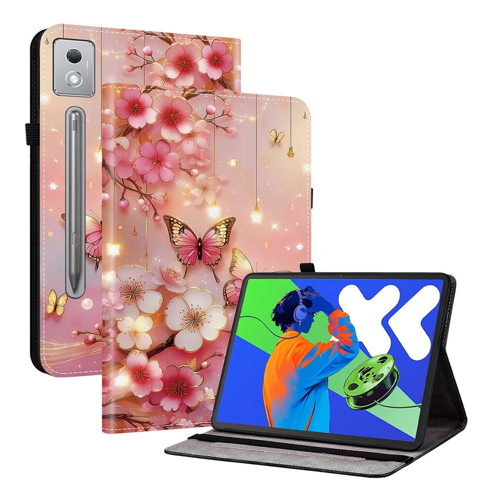 Leather Case For Lenovo Tab P12 Pro 12.7 2025 / Xiaoxin Pad Pro 12.7 (2025) Pattern Printed Stand Tablet Cover with Card Slots