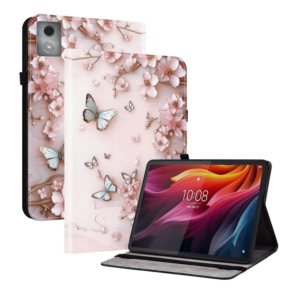 Leather Case For Lenovo Tab K11 Plus  /  M11 Plus  /  Xiaoxin Pad Plus (2024) Pattern Printed Stand Tablet Cover with Card Slots