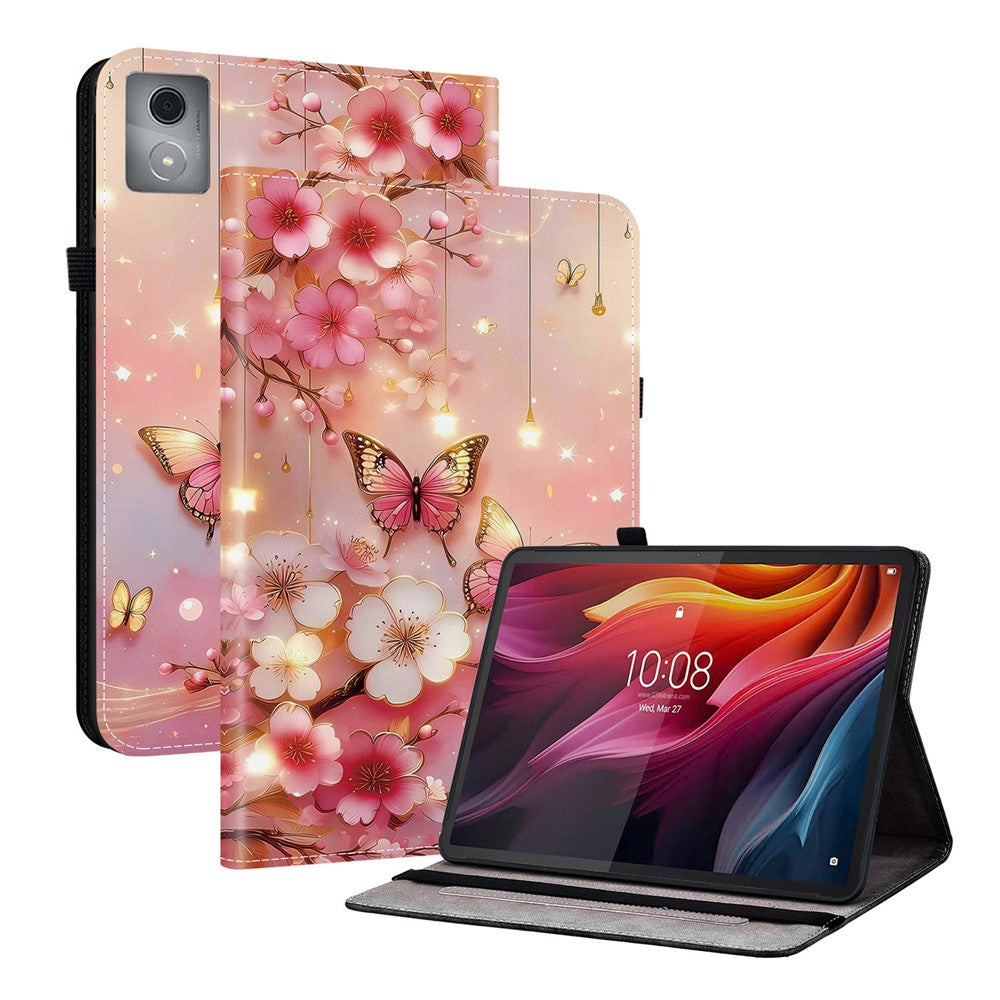 Leather Case For Lenovo Tab K11 Plus  /  M11 Plus  /  Xiaoxin Pad Plus (2024) Pattern Printed Stand Tablet Cover with Card Slots