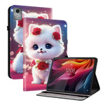 Leather Case For Lenovo Tab K11 Plus  /  M11 Plus  /  Xiaoxin Pad Plus (2024) Pattern Printed Stand Tablet Cover with Card Slots