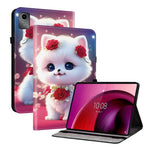 For Lenovo Tab M11  /  Xiaoxin Pad 11 2024 Leather Case Pattern Printed Stand Tablet Cover with Card Slots