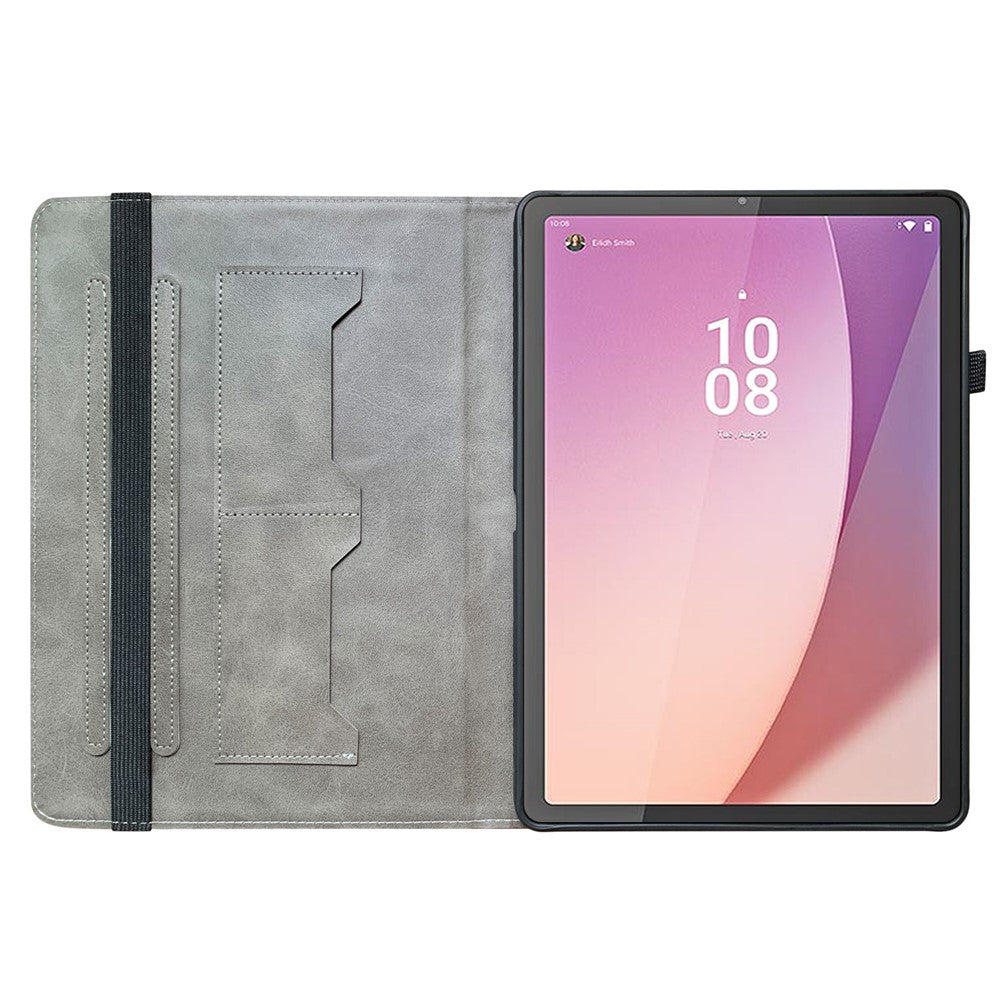 For Lenovo Tab M9 TB-310FU Leather Case Pattern Printed Stand Tablet Cover with Card Slots