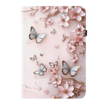 For Lenovo Tab M9 TB-310FU Leather Case Pattern Printed Stand Tablet Cover with Card Slots