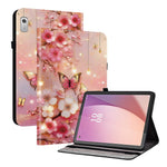 For Lenovo Tab M9 TB-310FU Leather Case Pattern Printed Stand Tablet Cover with Card Slots