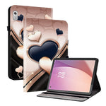 For Lenovo Tab M9 TB-310FU Leather Case Pattern Printed Stand Tablet Cover with Card Slots