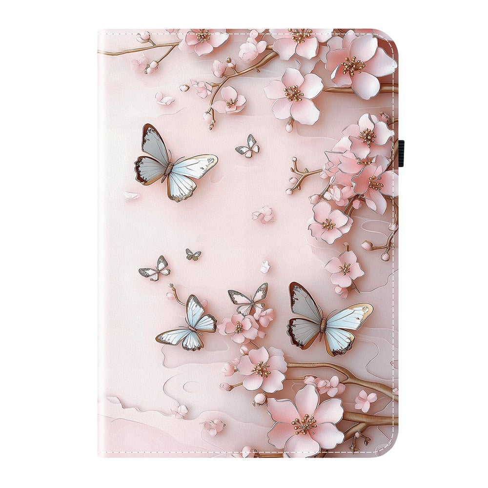 For Lenovo Tab M10 (Gen 3) Leather Case Pattern Printed Stand Tablet Cover with Card Slots