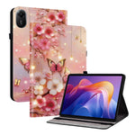 Läderfodral för Xiaomi Redmi Pad 2 11, mönstertryckt stativ, surfplatta med kortplatser