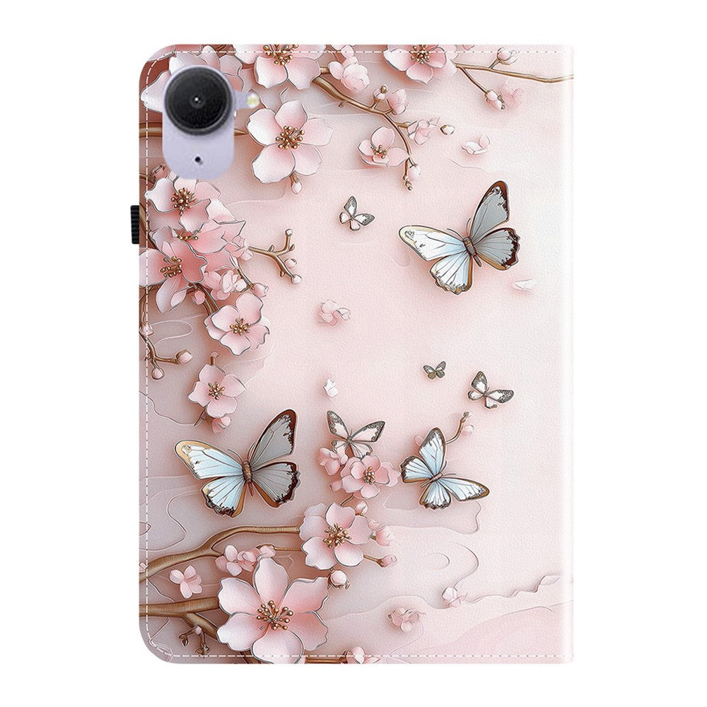 For Xiaomi Redmi K Pad Leather Case Pattern Printed Stand Tablet Cover with Card Slots