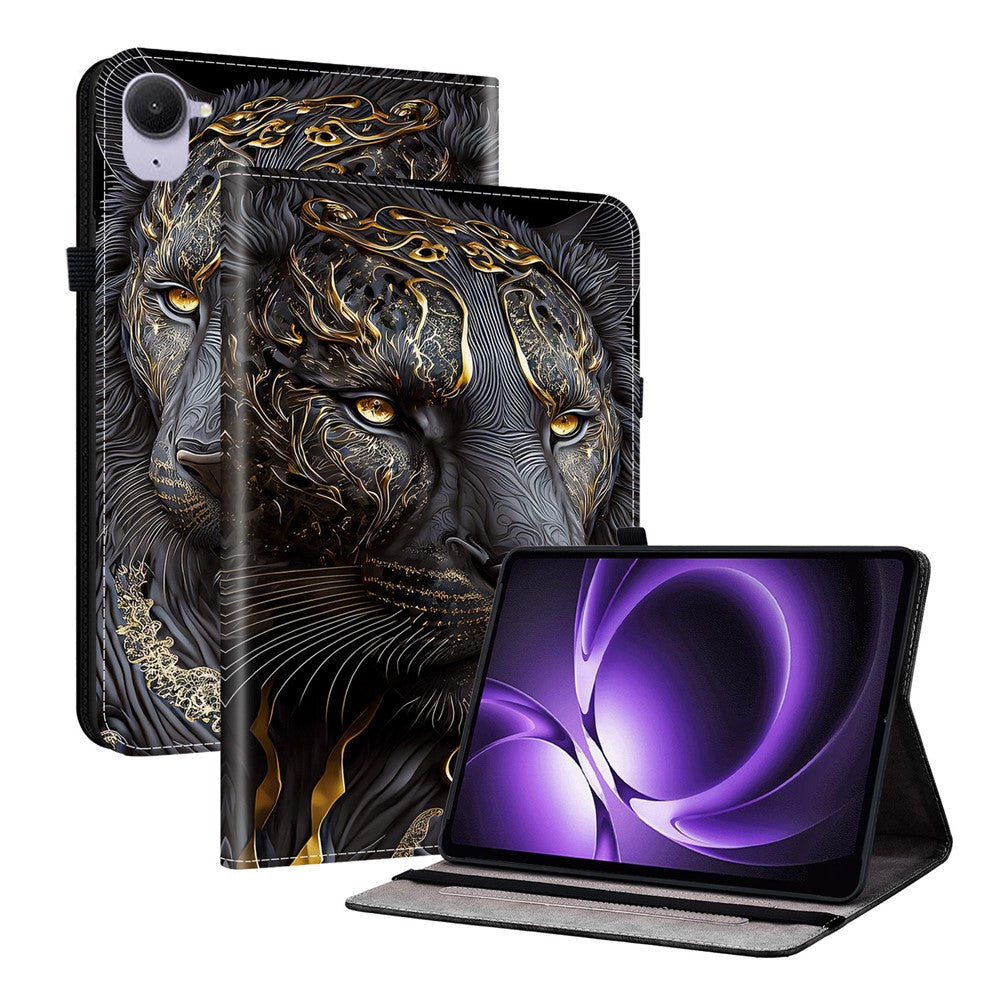 For Xiaomi Redmi K Pad Leather Case Pattern Printed Stand Tablet Cover with Card Slots
