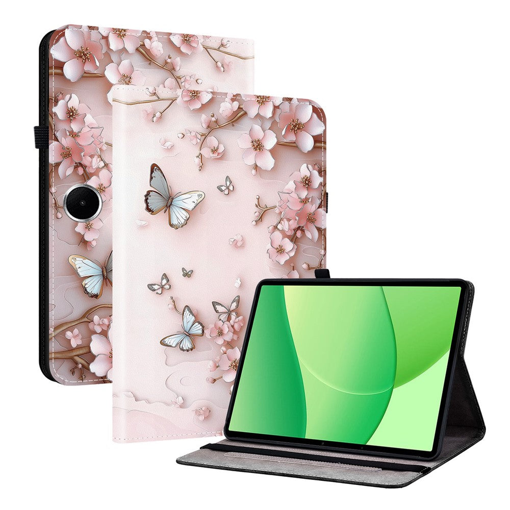 For OnePlus Pad Lite  /  Oppo Pad SE Leather Case Pattern Printed Stand Tablet Cover with Card Slots