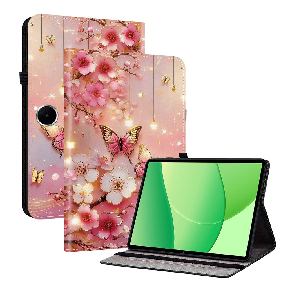 For OnePlus Pad Lite  /  Oppo Pad SE Leather Case Pattern Printed Stand Tablet Cover with Card Slots