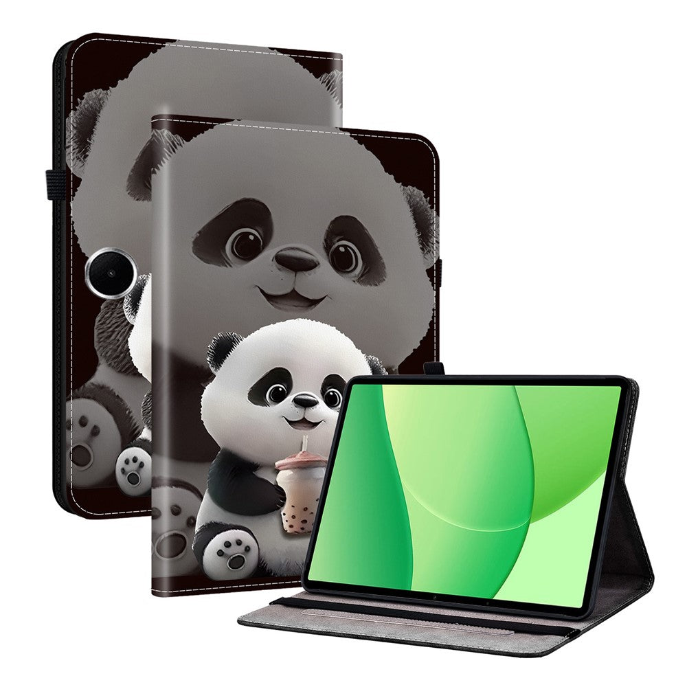 For OnePlus Pad Lite  /  Oppo Pad SE Leather Case Pattern Printed Stand Tablet Cover with Card Slots
