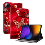 For Xiaomi Poco Pad X1 / Pad 8 Pro / Pad 8 / Pad 7 Pro / Pad 7 Leather Case Pattern Printed Stand Tablet Cover with Card Slots