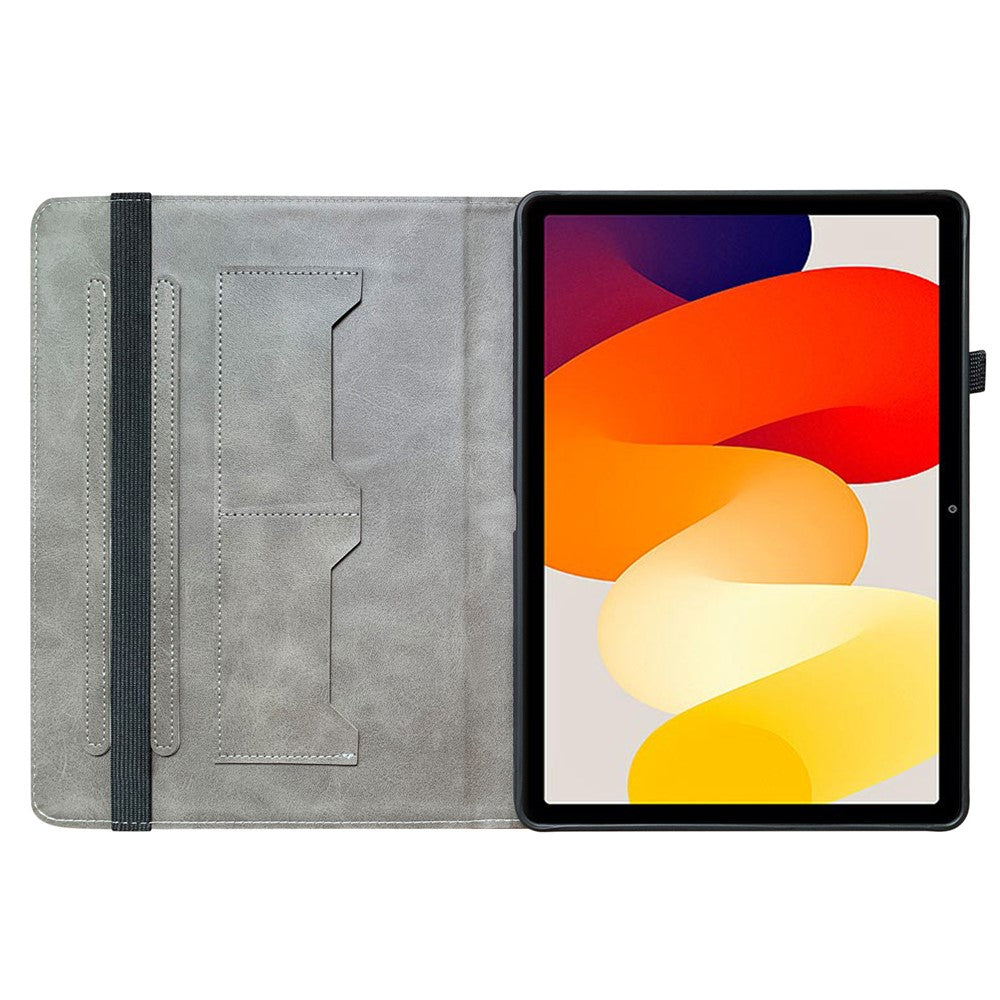 For Xiaomi Redmi Pad SE Leather Case Pattern Printed Stand Tablet Cover with Card Slots