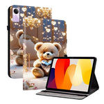 For Xiaomi Redmi Pad SE Leather Case Pattern Printed Stand Tablet Cover with Card Slots