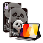 For Xiaomi Redmi Pad SE Leather Case Pattern Printed Stand Tablet Cover with Card Slots