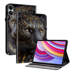 Leather Case For Xiaomi Redmi Pad Pro 5G  /  Redmi Pad Pro  /  Poco Pad 5G  /  4G Pattern Printed Stand Tablet Cover with Card Slots