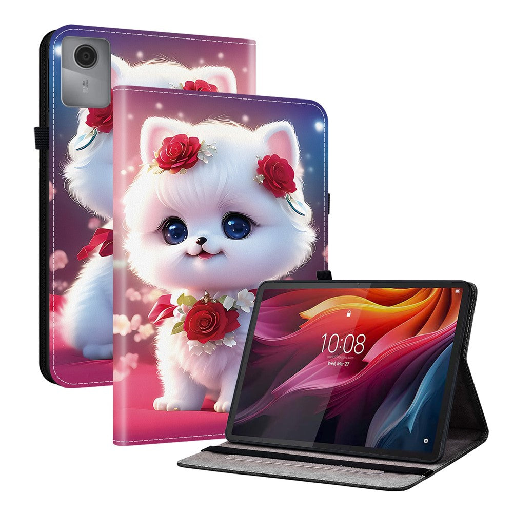 Leather Case For Lenovo Idea Tab / Tab K11 Gen 2 / Xiaoxin Pad 11 2025 Pattern Printed Stand Tablet Cover with Card Slots