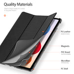 DUX DUCIS For Xiaomi Redmi Pad Pro / Xiaomi Redmi Pad Pro 5G / Xiaomi Poco Pad 4G / Xiaomi Poco Pad 5G / Xiaomi Redmi Pad 2 Pro Case  Domo Series Tri-fold Stand PU Leather Tablet Cover