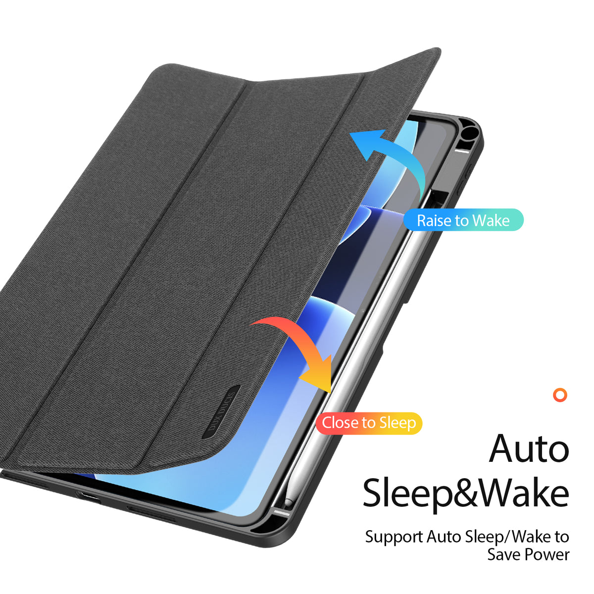 DUX DUCIS For Xiaomi Poco Pad X1 / Pad 8 Pro / Pad 8 / Pad 7 Pro / Pad 7 Case  Domo Series Tri-fold Stand PU Leather Tablet Cover