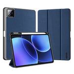 DUX DUCIS For Xiaomi Poco Pad X1 / Pad 8 Pro / Pad 8 / Pad 7 Pro / Pad 7 Case  Domo Series Tri-fold Stand PU Leather Tablet Cover