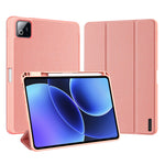 DUX DUCIS For Xiaomi Poco Pad X1 / Pad 8 Pro / Pad 8 / Pad 7 Pro / Pad 7 Case  Domo Series Tri-fold Stand PU Leather Tablet Cover